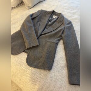 Ann Taylor LOFT gray blazer - Size 0